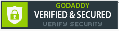 A picture of the godax logo with a text that says verified and verified.